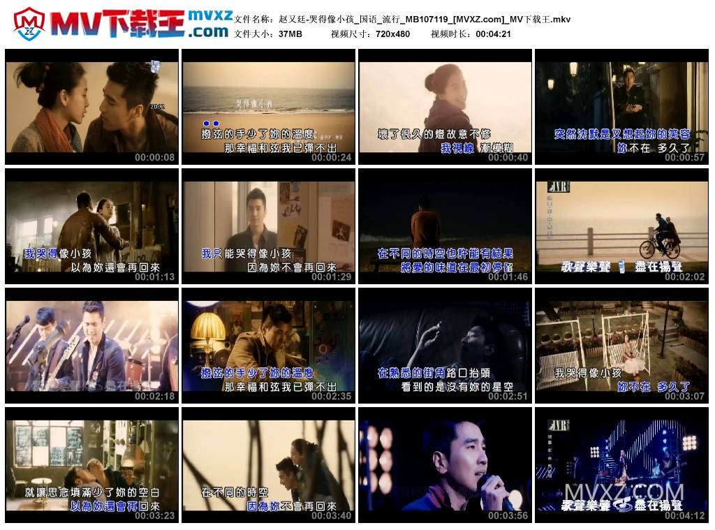 赵又廷-哭得像小孩_国语_流行_MB107119
